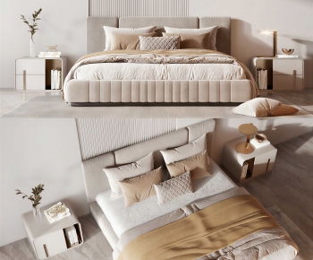 Modern Double Bed-ID:314210893