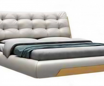 Modern Double Bed-ID:668047904