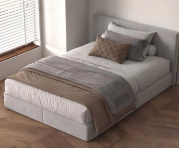 Modern Single Bed-ID:563656097