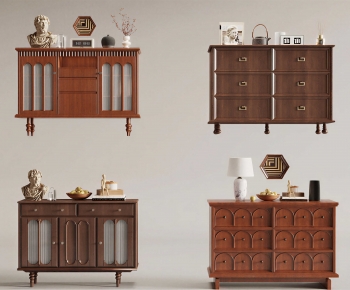 French Style Entrance Cabinet-ID:674719104