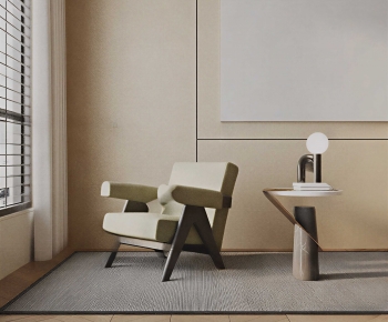 Wabi-sabi Style Lounge Chair-ID:695340631