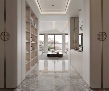 New Chinese Style Hallway-ID:496161949
