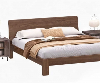 Modern Double Bed-ID:846035962