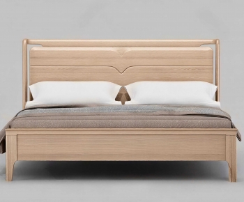 Modern Double Bed-ID:717890022