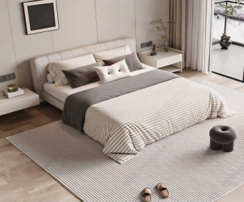 Modern Double Bed-ID:686101914