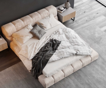 Modern Double Bed-ID:257555965