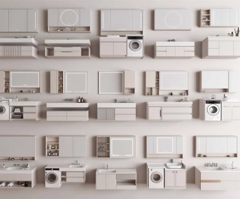 Modern Bathroom Cabinet-ID:907095919