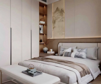 New Chinese Style Bedroom-ID:143599035