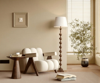 Wabi-sabi Style Lounge Chair-ID:207528119