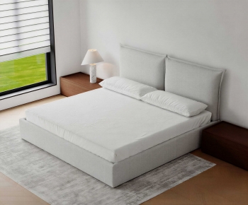 Modern Double Bed-ID:170633088