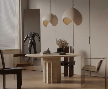 Modern Dining Table And Chairs-ID:611999089