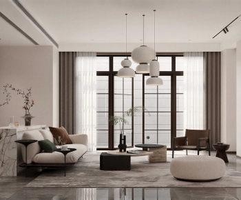 Wabi-sabi Style A Living Room-ID:188155899