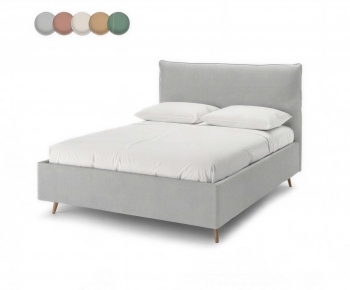 Nordic Style Double Bed-ID:547877073