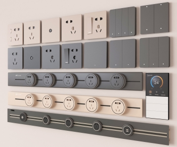 Modern Switch Socket Panel-ID:677752023
