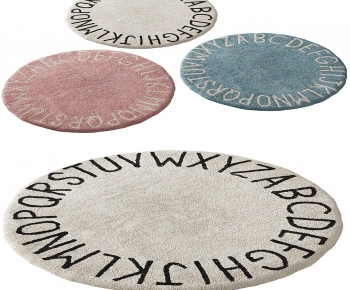 Modern Circular Carpet-ID:809149711