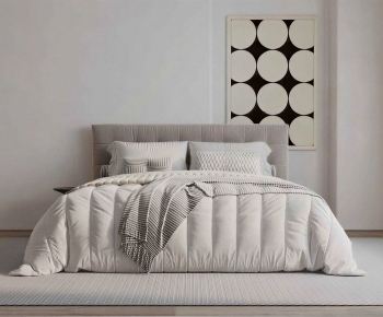 Modern Double Bed-ID:698060994