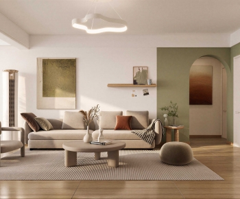 Modern A Living Room-ID:837905881