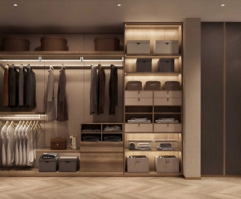 Modern Clothes Storage Area-ID:522357942