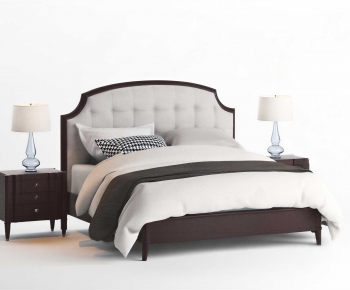 Modern Double Bed-ID:875508071