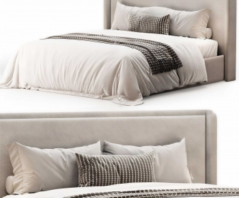 Modern Double Bed-ID:242772108