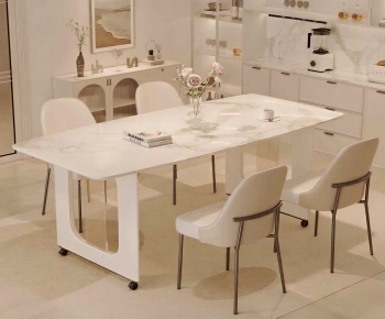 Modern Dining Table And Chairs-ID:556220058