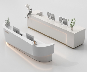Modern Reception Desk-ID:667885073