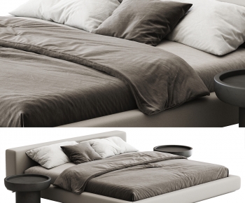 Modern Double Bed-ID:109489926