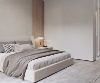 Modern Double Bed-ID:506019122