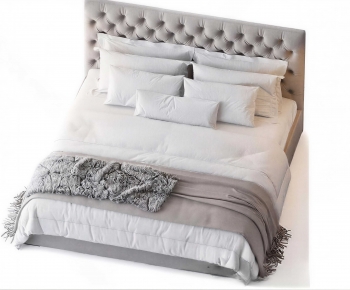 Modern Double Bed-ID:981376897