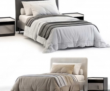 Modern Single Bed-ID:750639467