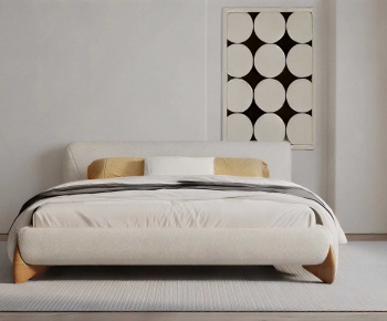 Modern Double Bed-ID:159991039