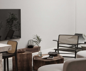 Wabi-sabi Style Sofa Combination-ID:331499103