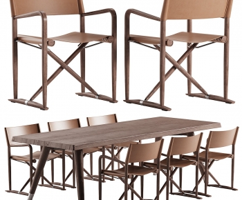 Modern Dining Table And Chairs-ID:347875122