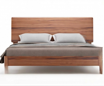 Modern Double Bed-ID:491533048