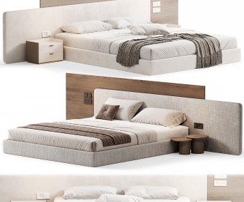 Modern Double Bed-ID:803120192