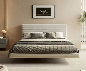 Modern Double Bed-ID:732414967