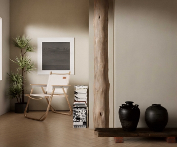 Wabi-sabi Style Lounge Chair-ID:282825955