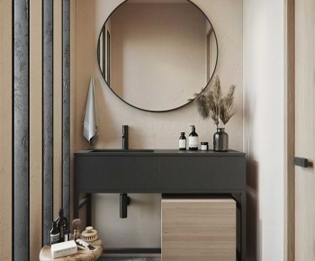 Modern Bathroom Cabinet-ID:139661077