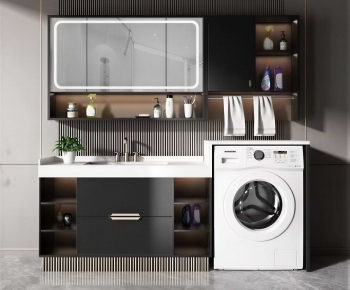 Modern Bathroom Cabinet-ID:582330944