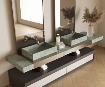 Modern Bathroom Cabinet-ID:133565909