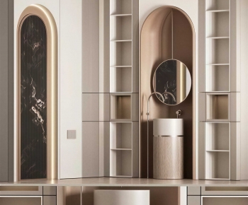 Modern Bathroom Cabinet-ID:727864038