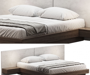 Modern Double Bed-ID:167438981