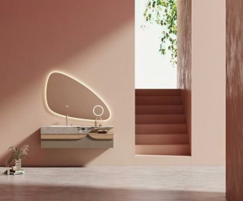 Modern Bathroom Cabinet-ID:389471191