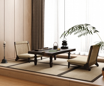 New Chinese Style Tea Tables And Chairs-ID:463321921