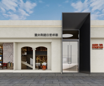 Modern Facade Element-ID:100660381