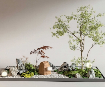 New Chinese Style Plant Landscaping-ID:745686052