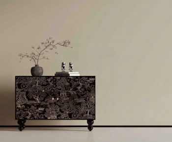 New Chinese Style Side Cabinet-ID:160300971