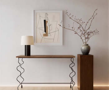 Wabi-sabi Style Console-ID:402473934