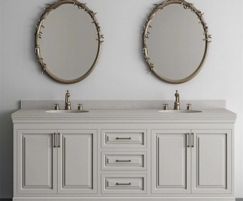 American Style Bathroom Cabinet-ID:133043059