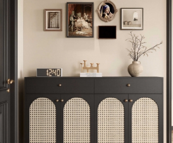 Wabi-sabi Style Entrance Cabinet-ID:249361994